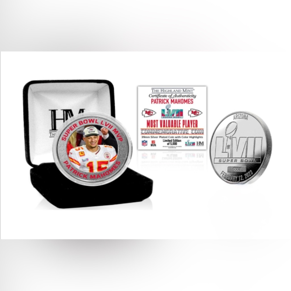 Bradford Exchange’s KC CHIEFS Patrick Mahomes MVP Coin for Super Bowl LVII